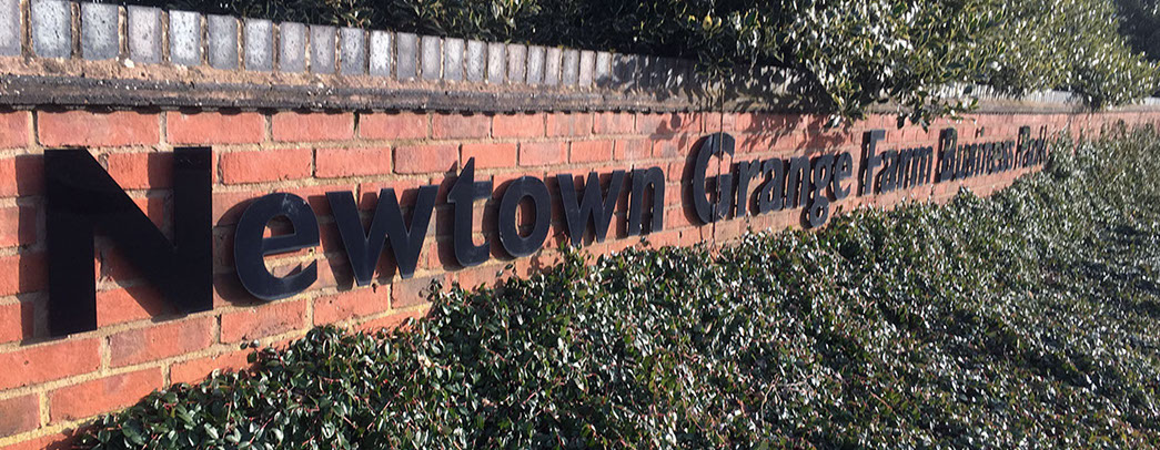 The Entrance at Newtown Grange Farm Business Park.